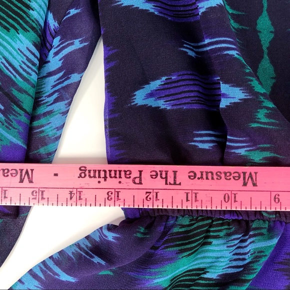 Angie One shoulder IKAT Dress Size Medium - Picture 7 of 8